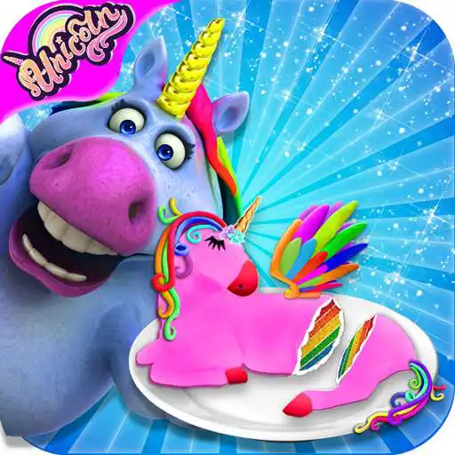 Free play online Mr. Fat Unicorn Cooking Smart Unicorn Cake! APK