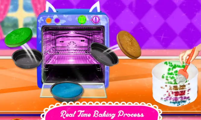 Play Mr. Fat Unicorn Cooking Smart Unicorn Cake!