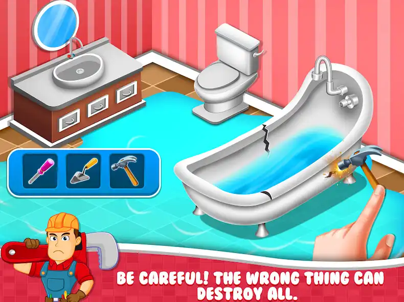 Play Mr. Fix it - Home Restore Game as an online game Mr. Fix it - Home Restore Game with UptoPlay