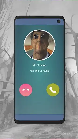 Play Mr. Obunga fake call as an online game Mr. Obunga fake call with UptoPlay