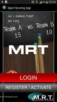 Play MRT4SPORT Sport Scoring App