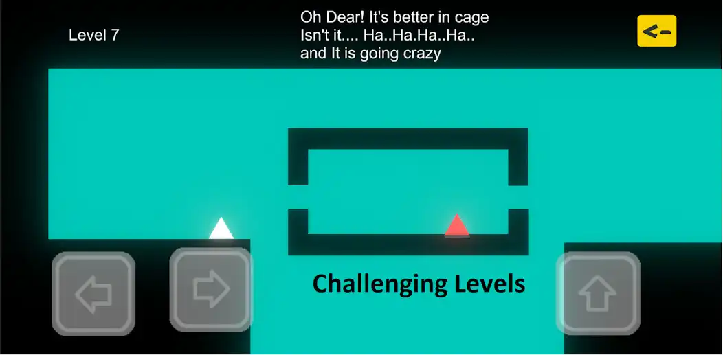 Play Mr. Triangle - offline puzzle as an online game Mr. Triangle - offline puzzle with UptoPlay