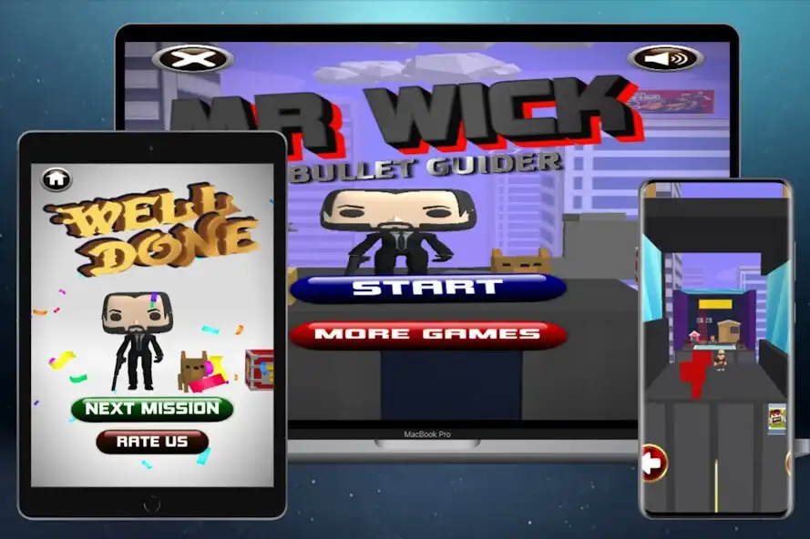 Play Mr Wick : BULLET GUIDER  and enjoy Mr Wick : BULLET GUIDER with UptoPlay