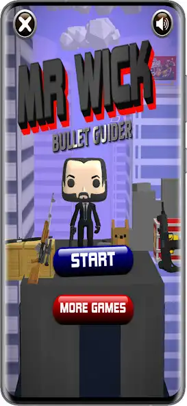 Play Mr Wick : BULLET GUIDER as an online game Mr Wick : BULLET GUIDER with UptoPlay