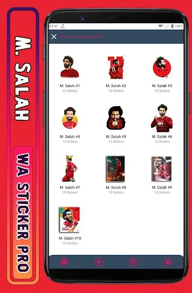 Play M. Salah - WA Sticker Pro  and enjoy M. Salah - WA Sticker Pro with UptoPlay