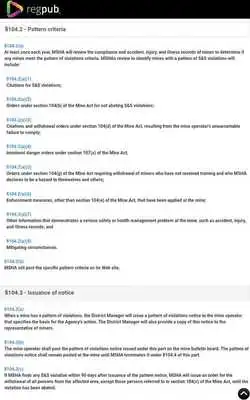 Play MSHA Part 104