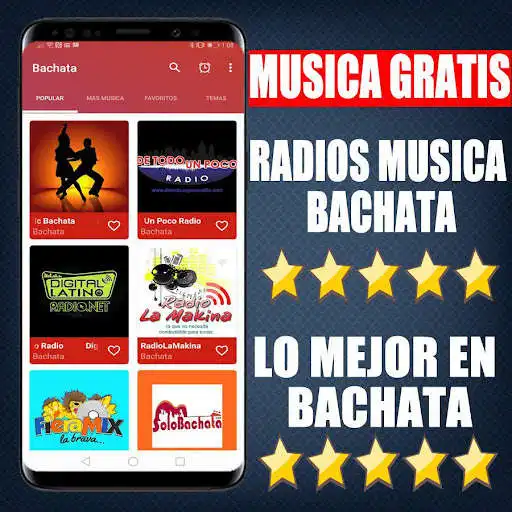 Play Música Bachata Gratis Radio  and enjoy Música Bachata Gratis Radio with UptoPlay