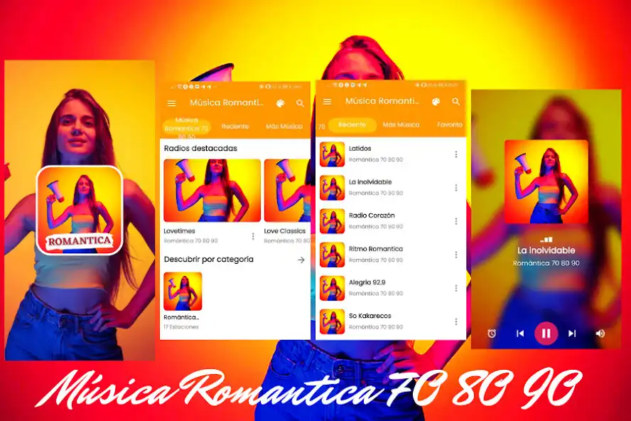 Play Música Romantica de 70 80 90  and enjoy Música Romantica de 70 80 90 with UptoPlay