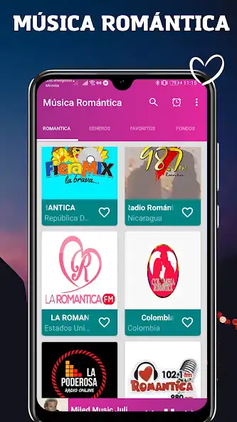 Play Música Romántica en Español  and enjoy Música Romántica en Español with UptoPlay