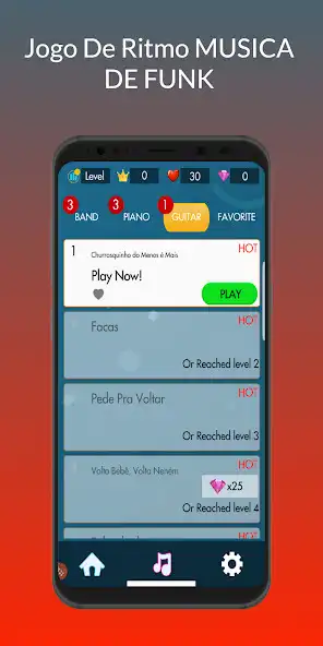 Play Músicas de Funk -  Piano Tiles as an online game Músicas de Funk -  Piano Tiles with UptoPlay
