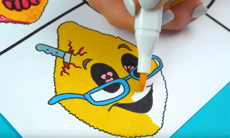 Play Ms Lemons Coloring Drawing  and enjoy Ms Lemons Coloring Drawing with UptoPlay