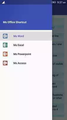 Play Ms Office Shortcut