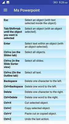 Play Ms Office Shortcut