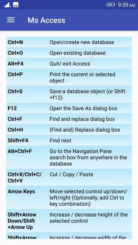 Play Ms Office Shortcut