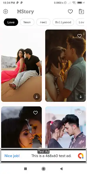 Play MStory Video Status Maker as an online game MStory Video Status Maker with UptoPlay