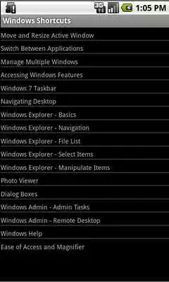 Play MS Windows Shortcuts
