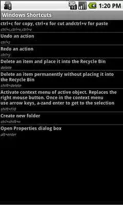 Play MS Windows Shortcuts