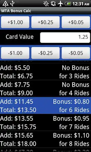 Play MTA Bonus Calc - NYC Subway as an online game MTA Bonus Calc - NYC Subway with UptoPlay