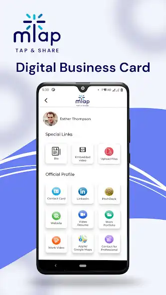 Play mTap - Digital Business Card as an online game mTap - Digital Business Card with UptoPlay