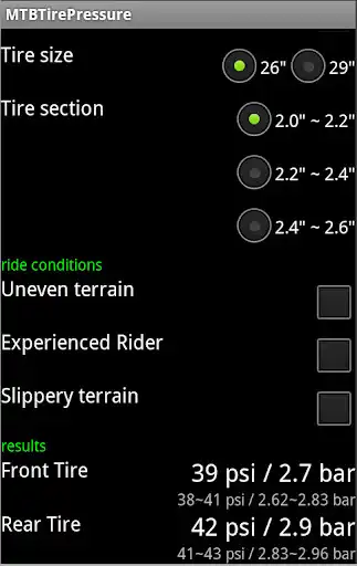Play MTB Tire Pressure  and enjoy MTB Tire Pressure with UptoPlay