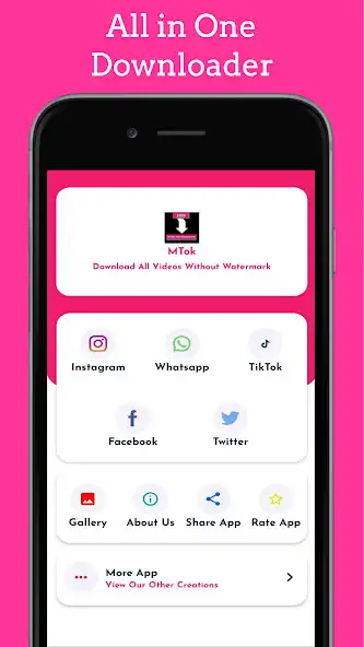 Play MTok Video Downloader  Status Saver as an online game MTok Video Downloader  Status Saver with UptoPlay