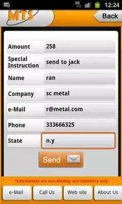 Play MTS Metal Weight Calculator