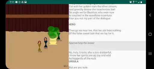 Play Much Ado About Nothing by William Shakespeare as an online game Much Ado About Nothing by William Shakespeare with UptoPlay