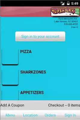 Play Mudshark Pizza  Pasta