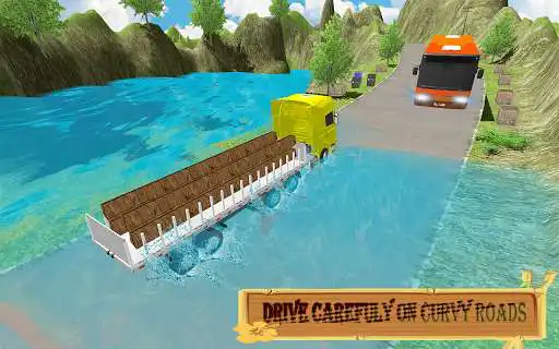 Play Mud Truck Driving Simulator: Real Truck Games as an online game Mud Truck Driving Simulator: Real Truck Games with UptoPlay