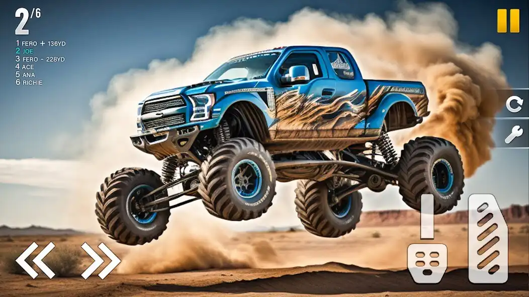 Play Mud Truck Games Mud Racing as an online game Mud Truck Games Mud Racing with UptoPlay