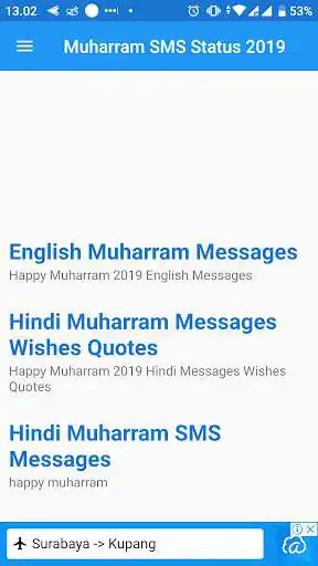Play Muharram SMS Status 2019  and enjoy Muharram SMS Status 2019 with UptoPlay