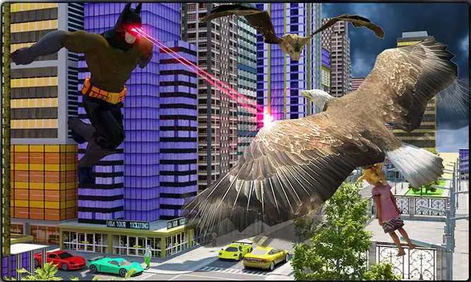 Play Multi Bat Superhero Transform: City Police Attack