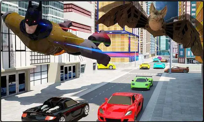 Play Multi Bat Superhero Transform: City Police Attack