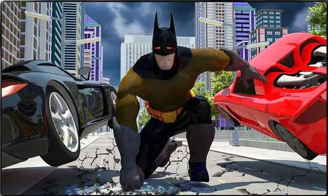 Play Multi Bat Superhero Transform: City Police Attack