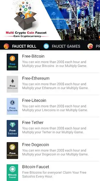 Play Multi Crypto Faucet-Earn Coin  and enjoy Multi Crypto Faucet-Earn Coin with UptoPlay
