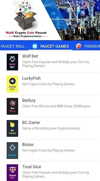 Play Multi Crypto Faucet-Earn Coin as an online game Multi Crypto Faucet-Earn Coin with UptoPlay