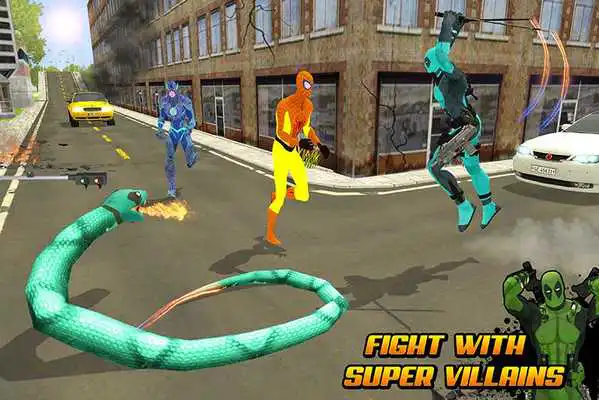 Play Multi Dead Snake Hero Vs Super Villains