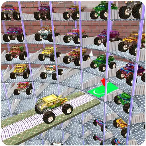 Free play online Multi-Level Monster Truck Parking Driving School  APK