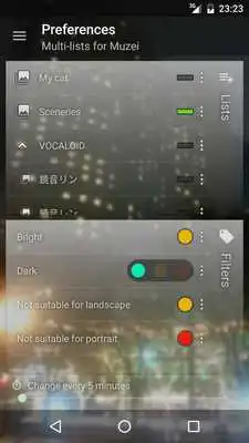 Play Multi-lists for Muzei
