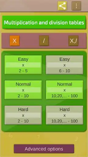 Play Multiplication and division tables and enjoy Multiplication and division tables with UptoPlay Play Multiplication and division tables and enjoy Multiplication and division tables with UptoPlay