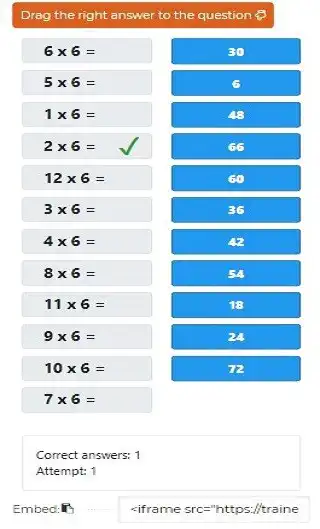 Play Multiplication and division ta as an online game Multiplication and division ta with UptoPlay