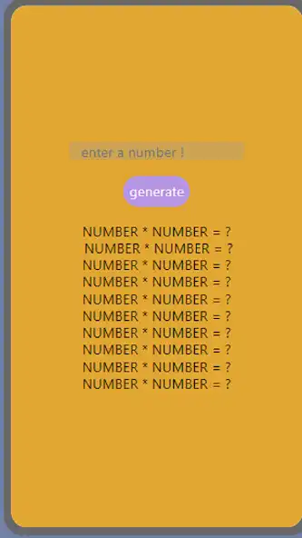 Play multiplication table by Audrey as an online game multiplication table by Audrey with UptoPlay