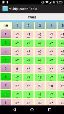 Play Multiplication Table Free
