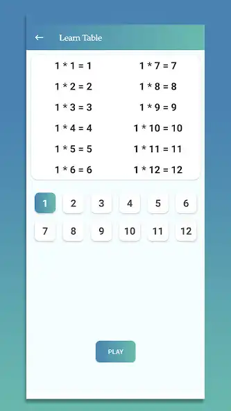 Play Multiplication Table - Mathematics  and enjoy Multiplication Table - Mathematics with UptoPlay