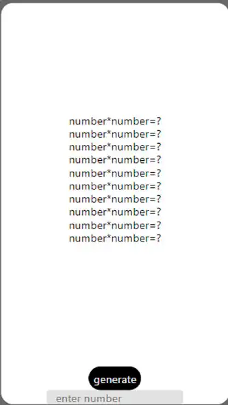 Play MULTIPLICATION TABLES by Ziad as an online game MULTIPLICATION TABLES by Ziad with UptoPlay