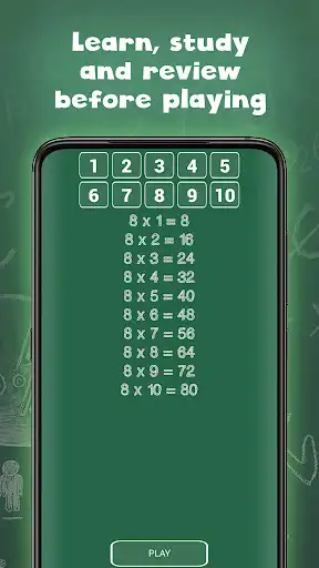 Play Multiplication tables for kids as an online game Multiplication tables for kids with UptoPlay