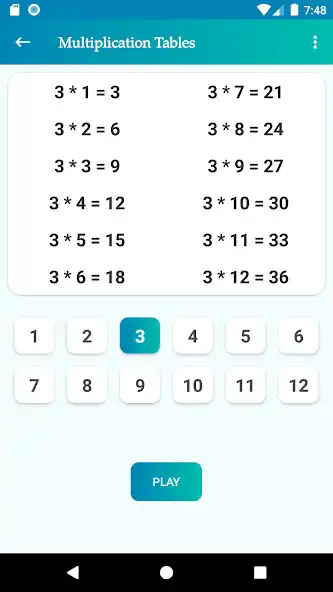 Play Multiplication Times Tables as an online game Multiplication Times Tables with UptoPlay