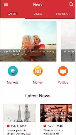 Play Multipurpose News App Template UI  and enjoy Multipurpose News App Template UI with UptoPlay