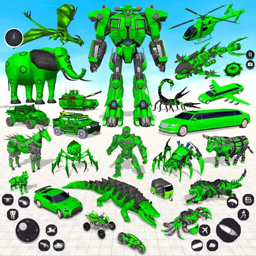 Play Multi Robot Animal Robot War APK