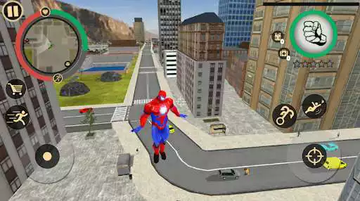 Play Multi Rope Hero Spider Open World Vegas Gangster as an online game Multi Rope Hero Spider Open World Vegas Gangster with UptoPlay